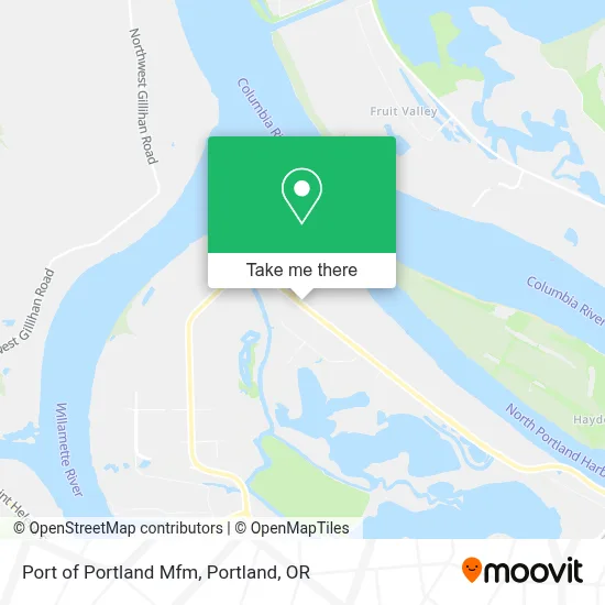 Port of Portland Mfm map