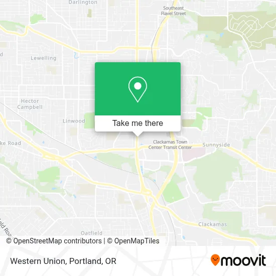 Western Union map