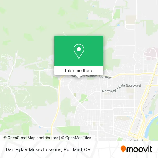 Dan Ryker Music Lessons map