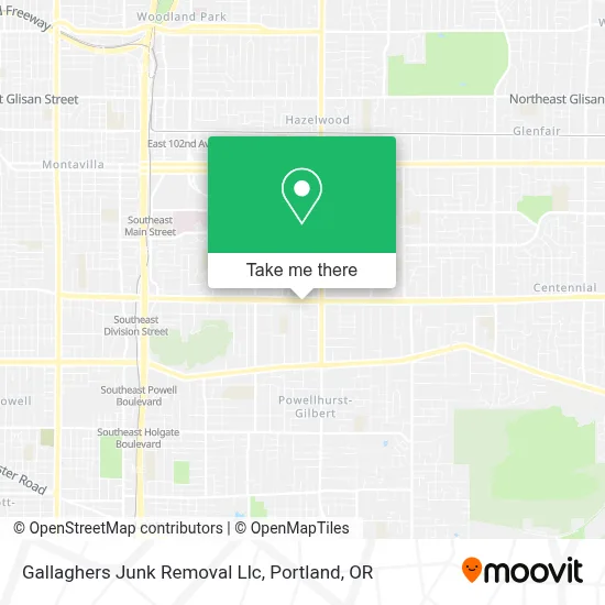 Gallaghers Junk Removal Llc map