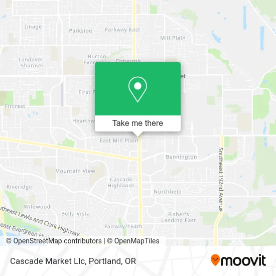Cascade Market Llc map