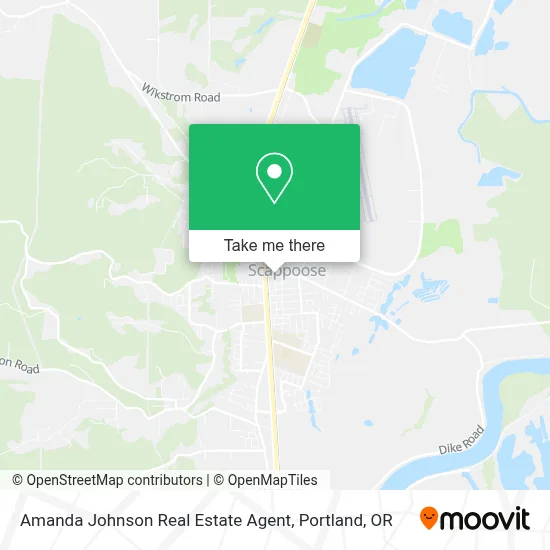 Amanda Johnson Real Estate Agent map