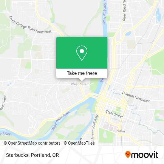 Starbucks map
