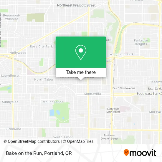 Bake on the Run map