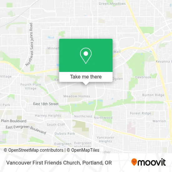 Vancouver First Friends Church map