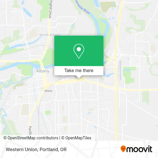 Western Union map