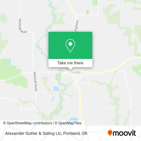 Alexander Gutter & Siding Llc map