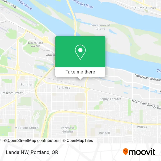 Landa NW map