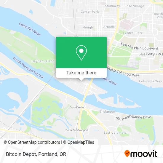 Bitcoin Depot map