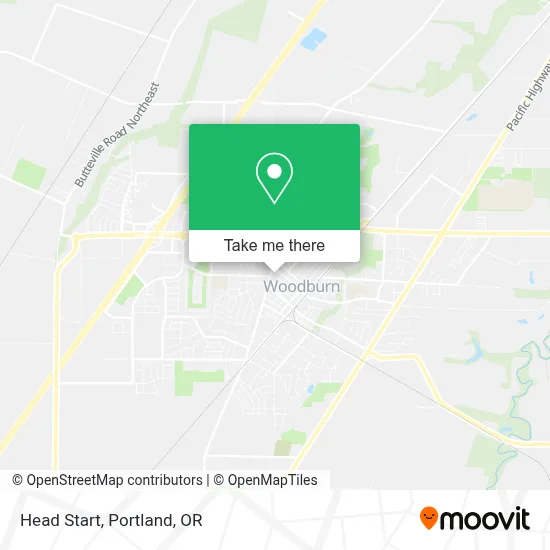 Head Start map