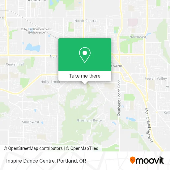 Inspire Dance Centre map