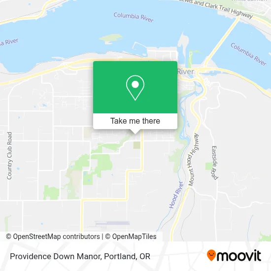 Providence Down Manor map