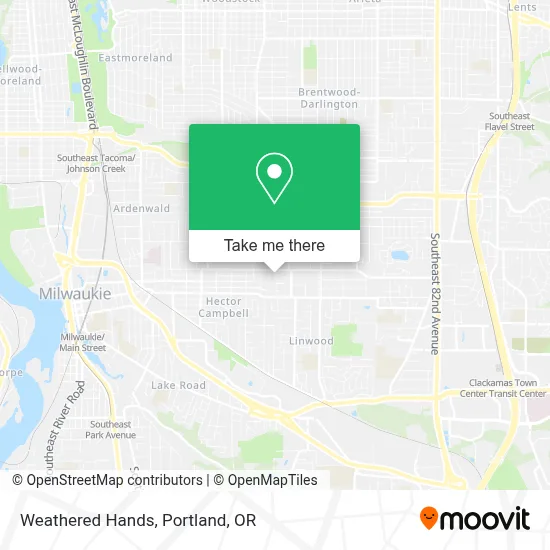 Weathered Hands map