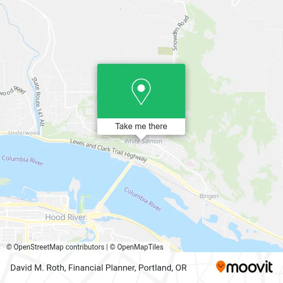 David M. Roth, Financial Planner map