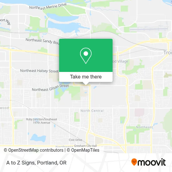 A to Z Signs map
