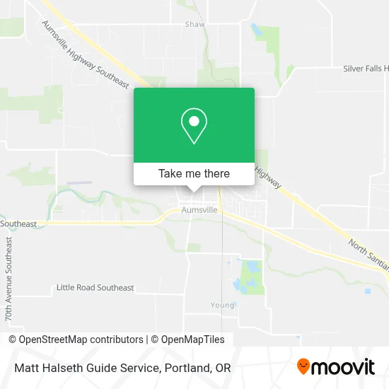 Matt Halseth Guide Service map