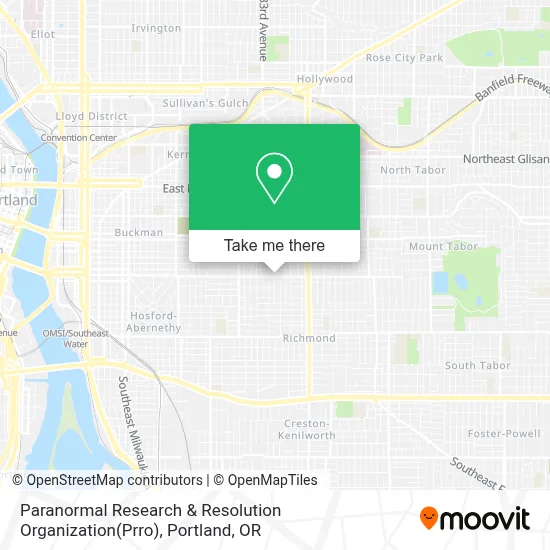 Paranormal Research & Resolution Organization(Prro) map
