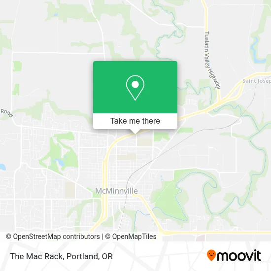 The Mac Rack map