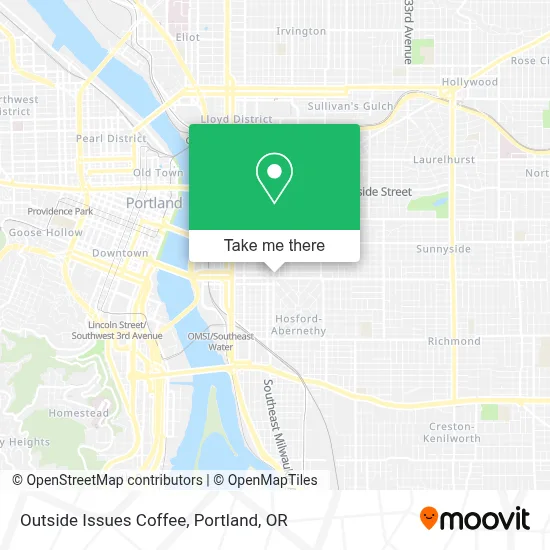 Outside Issues Coffee map