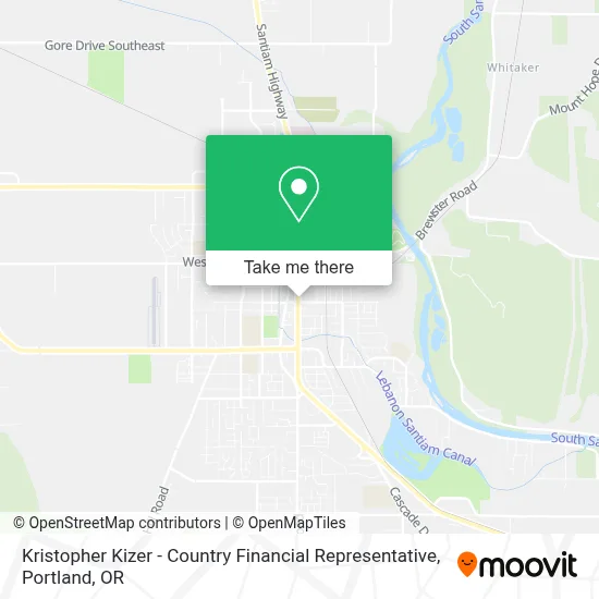 Kristopher Kizer - Country Financial Representative map