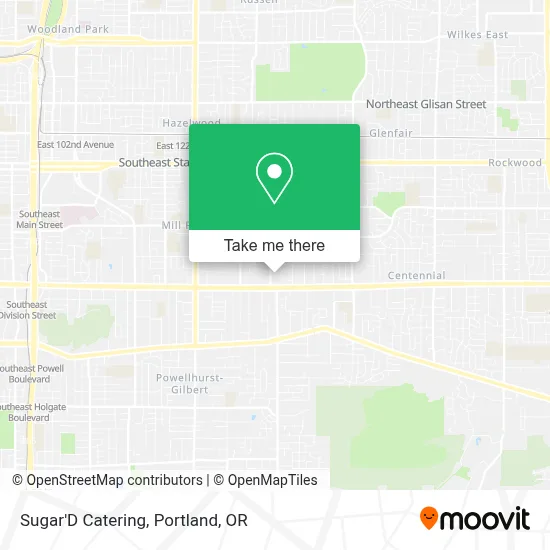 Sugar'D Catering map
