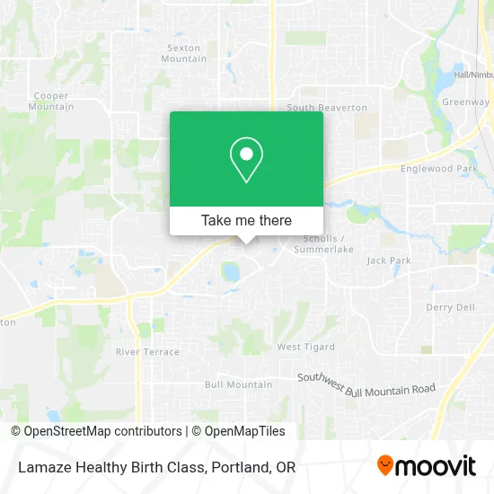 Lamaze Healthy Birth Class map