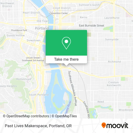 Past Lives Makerspace map