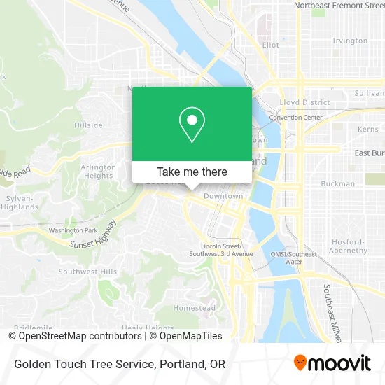Golden Touch Tree Service map