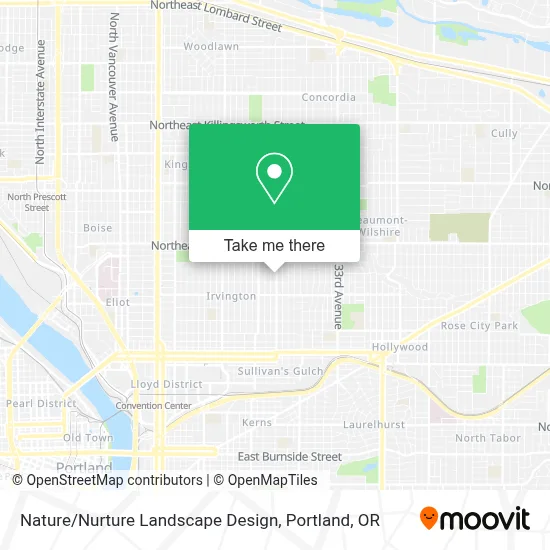 Nature / Nurture Landscape Design map