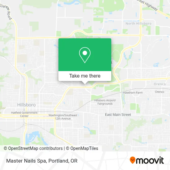 Master Nails Spa map