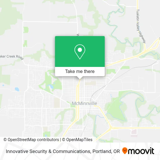Innovative Security & Communications map