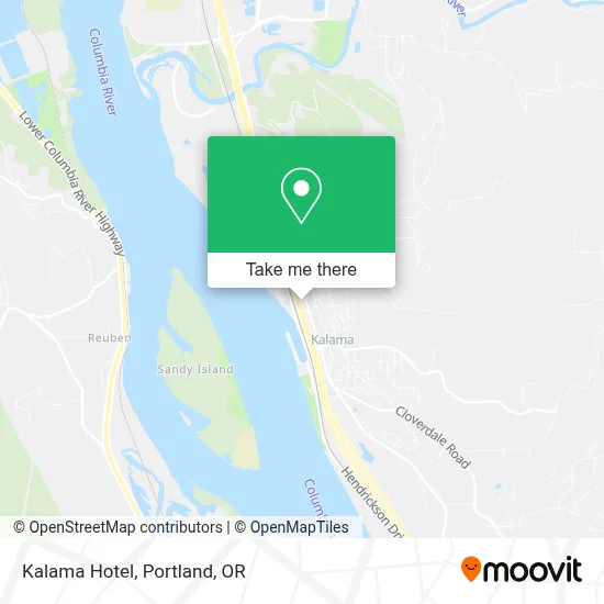 Kalama Hotel map