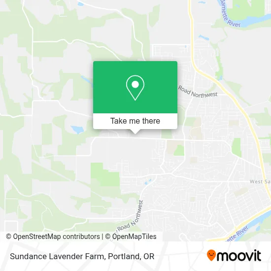 Sundance Lavender Farm map