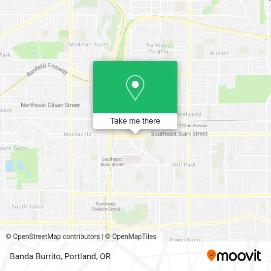 Banda Burrito map