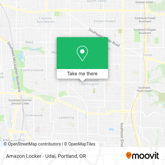 Amazon Locker - Udai map