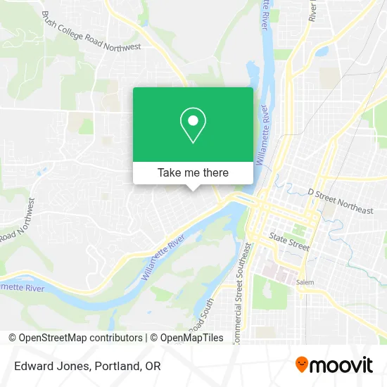 Edward Jones map