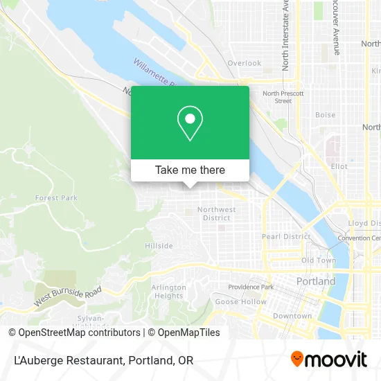 L'Auberge Restaurant map