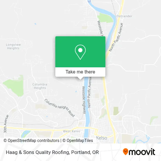 Haag & Sons Quality Roofing map