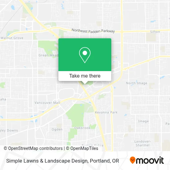 Simple Lawns & Landscape Design map