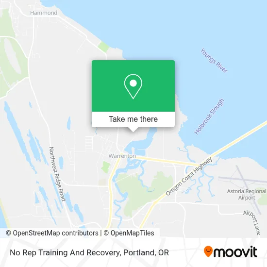 No Rep Training And Recovery map
