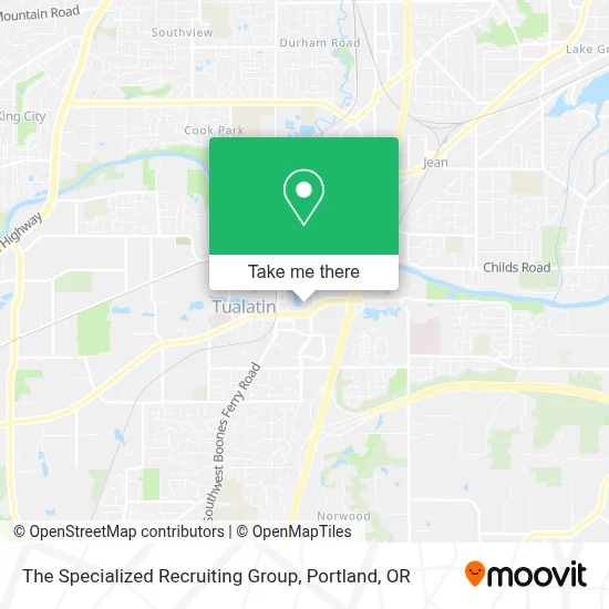 The Specialized Recruiting Group map