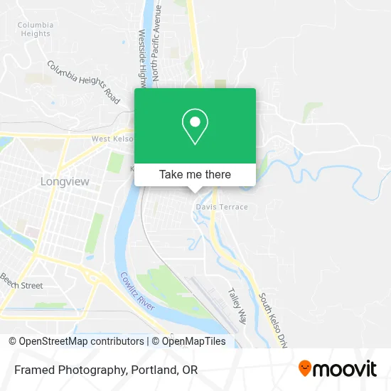 Framed Photography map