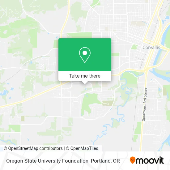 Oregon State University Foundation map
