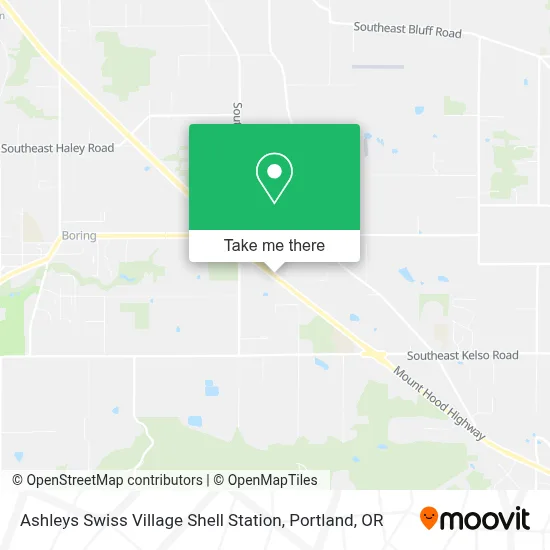 Ashleys Swiss Village Shell Station map