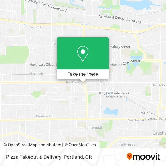 Pizza Takeout & Delivery map