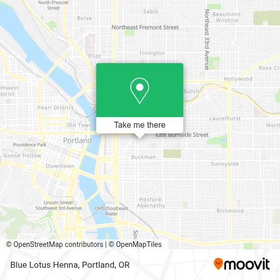 Blue Lotus Henna map