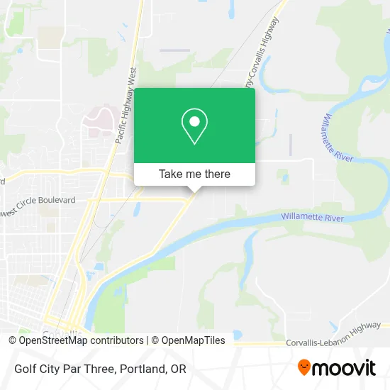 Golf City Par Three map