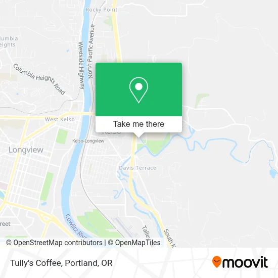 Tully's Coffee map