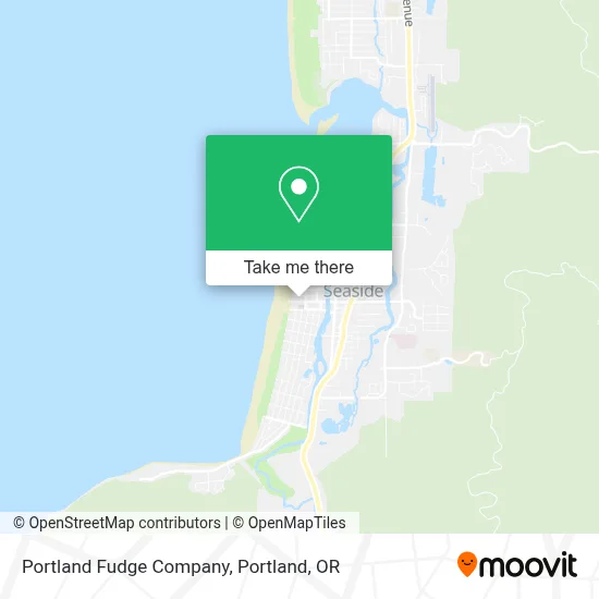 Portland Fudge Company map