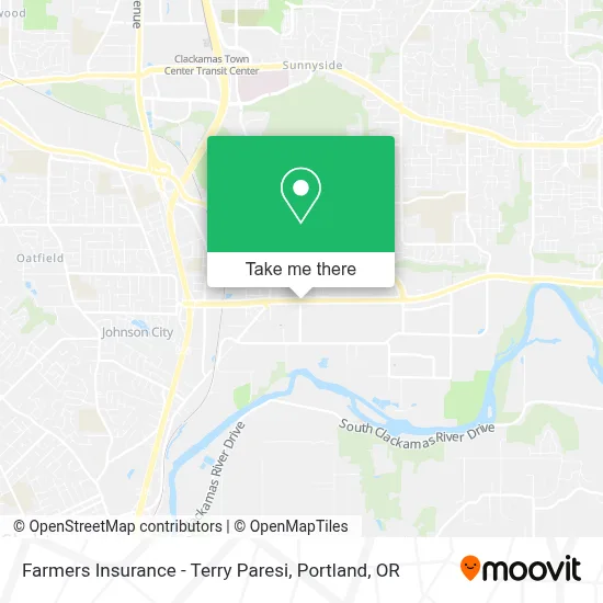 Farmers Insurance - Terry Paresi map